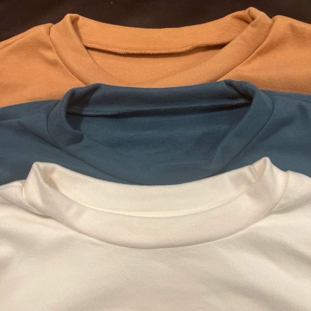 Brand new microsuede crop tops